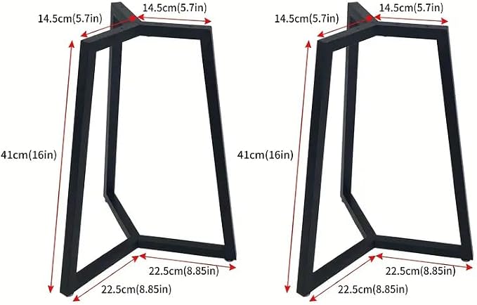 Metal Round Table Legs 16 Inch Metal Coffee Table Legs - Image 5