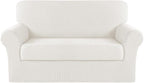 Turquoize Stretch Sofa Slipcover 2 Pieces Sofa Cover Couch Cover by Turquoize