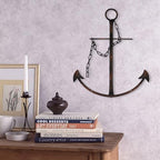 Nautical Ship Anchor Wall Decor, Vintage Metal Anchors for Small Space,13" - Image 7