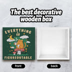 Inspirational Office Desk Decor Everything Is Figureoutable Sign Motivational Gifts For Women Kids - Mental Health Decor Funny Cat Coffee Desk Art Calming Corner Decorations For Classroom - Image 3