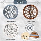 Blulu 3 Pcs Thicken Rustic Wall Decor, Wood Hanging Decor, Vintage Style - Image 3