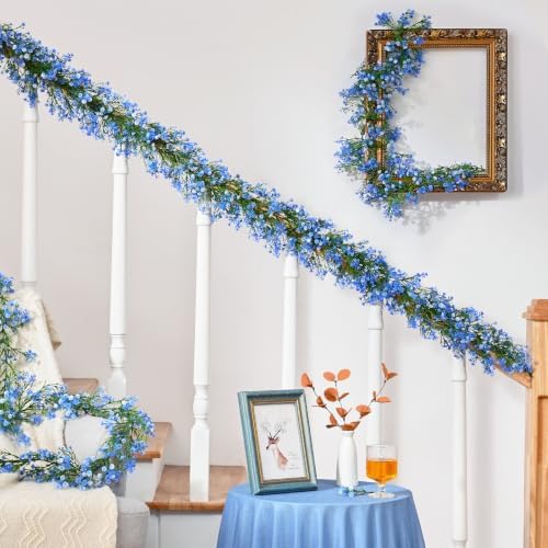 Dolicer 4 Pcs Babys Breath Artificial Flowers Vines Baby Breath Garland - Image 5