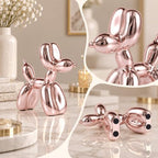 Balloon Dog Sculpture Modern Home Decor Collectible Figurines Funky Statues for Bedroom Trendy Animal Decor for Coffee Table Living Room Decor - Image 4