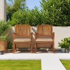 Christopher Knight Home Selma Acacia Rocking Chairs - Image 6