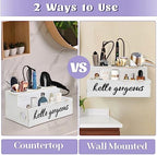 UNISTYLE Hair Dryer Holder Countertop Hair Tool Blow Dryer Holder, Hair Accessories Organizer for Bathroom Decor Supplies Storage and Vanity Caddy for Styling Accessories - Image 4