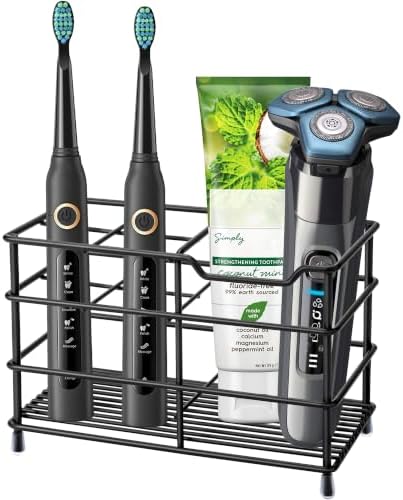 Electric Toothbrush Holders for Bathrooms 304 Stainless Steel Quick Drying by Urbanstrive