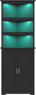 TEENFON Corner Cabinet, Tall Corner Hutch by TEENFON
