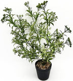 Artificial Plant Fake Boston Fern Stems, Faux Persian Flowers Stem Realistic Plants Plastic Greenery Bushes Ferns Shrubs for Home Decor Indoor Outdoor Garden Wedding Bouquet DIY Decoration - 5 Pack - Image 2
