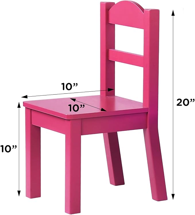 Humble Crew Kids Table and Chair Set, Toddler Activity Table - Image 6