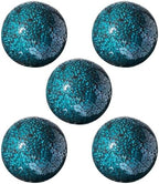 Decorative Glass Mosaic Sphere Balls, 3 Inch Diameter, Set of 5, Table Centerpiece (Teal) by Unknown
