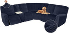 Arfntevss Sectional Recliner Couch Covers Velvet Washable Corner Sectional Sofa by Arfntevss