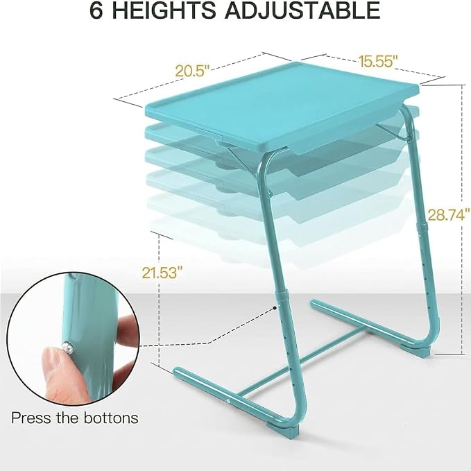 HUANUO Adjustable TV Tray Table - Image 2