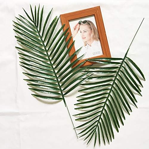 SzJias 12 Pcs Artificial Palm Leaves Palm Branches Plants Tropical Greenery Plant for Leaves Hawaiian Jungle Party for Decorations - Image 5