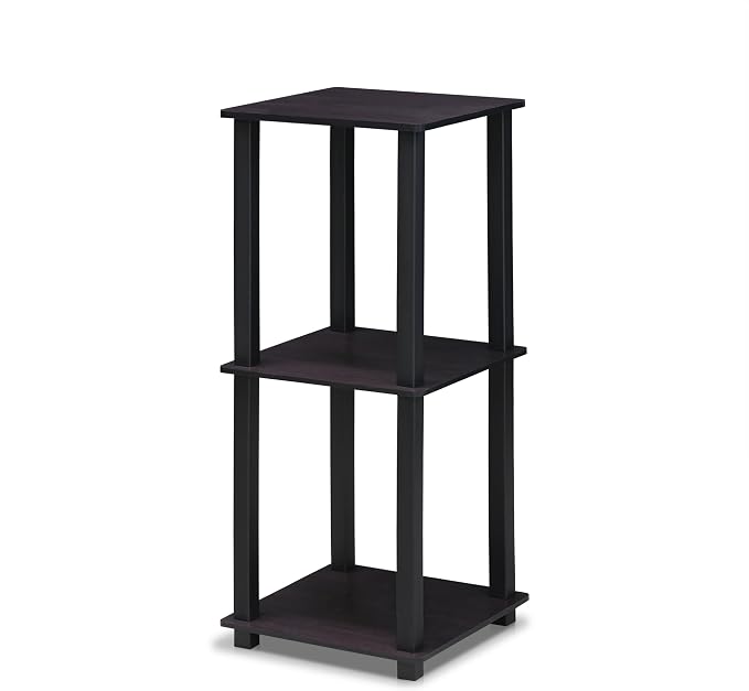 Furinno SIMPLISTIC Side Table Set of 2, 2-Tier Square Modern End Table - Image 9