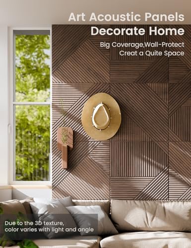 Fluxynara 6-Pack Felt Bulletin Board, Walnut Crossing Lines - Image 4