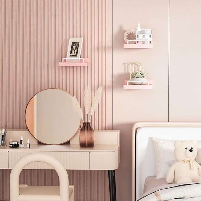 RYOFOBETTO Small Floating Shelf, 6X6 Inches Farmhouse Wall Shelves - Image 2