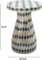 MAKLAINE Transitional Shell Side Table - Image 3