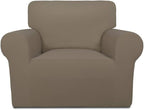 PureFit Super Stretch Chair Covers Fleece Couch Covers by PureFit