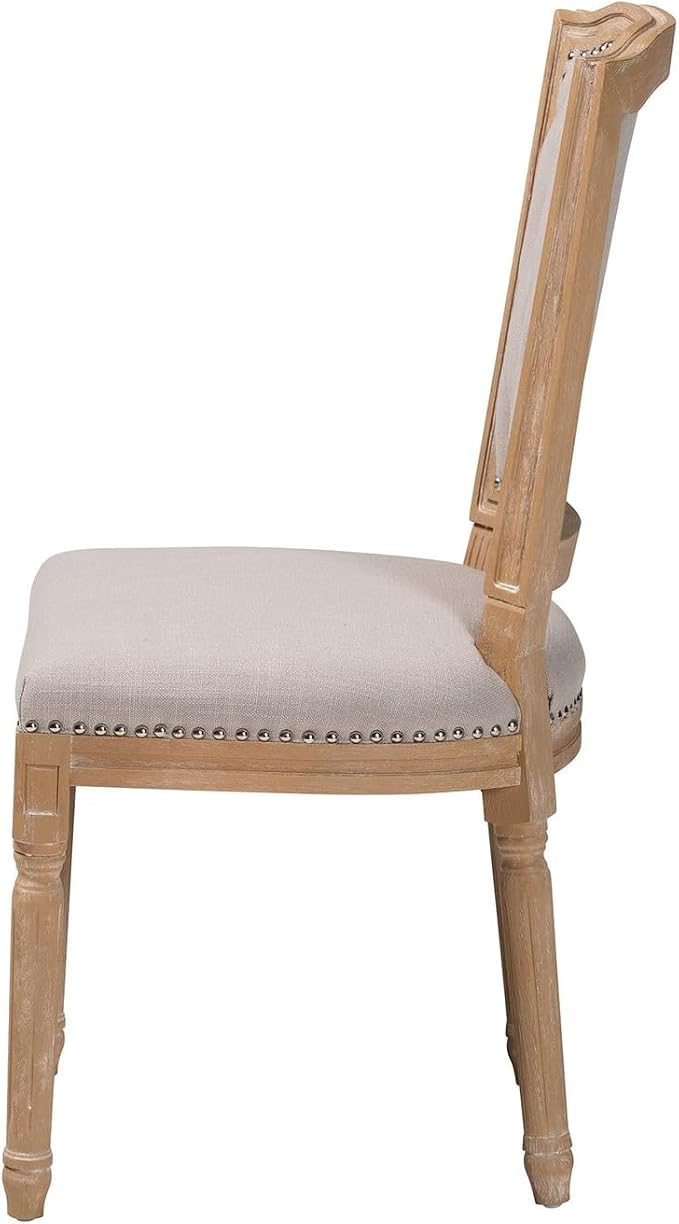 Baxton Studio Estelle Shabby Chic Rustic French Country Cottage Weathered Oak - Image 9