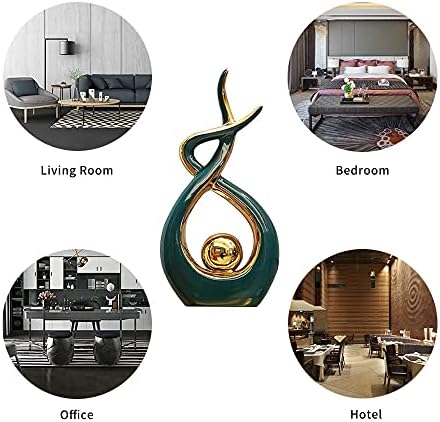 Norrclp Home Decor Modern Abstract Art Ceramic Statue Table Decor (Small) - Image 3