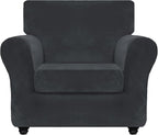 ZNSAYOTX Luxury Velvet Chair Slipcovers by ZNSAYOTX