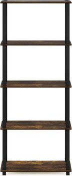 Furinno Turn-S-Tube 5-Tier Multipurpose Shelf Display Rack - Image 6