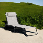 Outsunny Folding Chaise Lounge Chair, Patio Sun Tanning Chair, Outdoor Chaise - Image 6