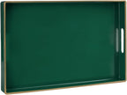 MAONAME Dark Green Decorative Tray, Serving Tray by MAONAME