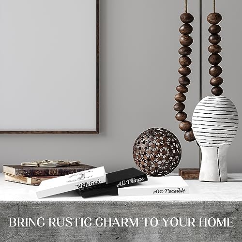 Capoda 3 Pcs Decorative Books for Home Decor, Blessed - Image 3
