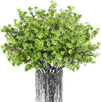 16Pcs Artificial Babys Breath Flowers Real Touch Green Flowers Decorations by HIAGROW