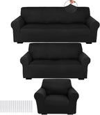 Peryiter 3 Pcs Couch and Loveseat Covers Set Sofa Cover by Peryiter