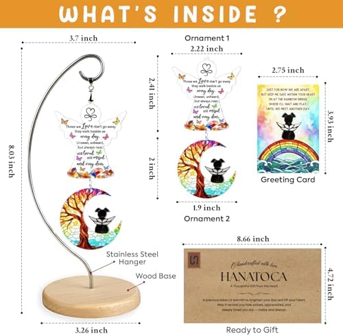 Dogs Memorial Gifts for Loss of Dog - Pets Sympathy Gifts - Sympathy Gift for Pet Lovers - Table Desk Decor Ornament - Remembrance Passing Away - Angel Ornaments - Guardian Angel - Image 3