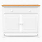From the Tree Furniture 44" Wide White & Pine Top Solid Pine Shaker Sideboard - Image 3