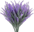 Artificial Lavender Flowers Bouquet in Purple, Fake Plant for Home Decor, Wedding, Garden, Office, Patio Decoration, Party Arrangement, Outdoor, Indoor, 4 pcs by LOVENIMEN