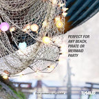 Fishing Net Decor, 5x10 Fish Net Decorations for Beach Decor or Party, 2pcs - Image 5