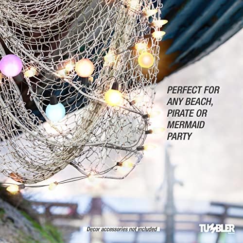 Fishing Net Decor, 5x10 Fish Net Decorations for Beach Decor or Party, 2pcs - Image 5