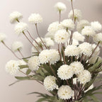 6PCS Mums Artificial Flowers with Vase - Small Silk Fake Flowers Suitable for Vase Bedroom Dining Room Living Rooms Decor Home Table Decor - Image 5