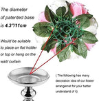 Flower Balls Table Rose Centerpieces: 2 Pcs Fake Flowers Champagne White - Image 5