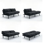 GDFStudio Hayezc Loveseat Sofa, Convertible Sofa Bed, 2-in-1 Folding Modern - Image 6