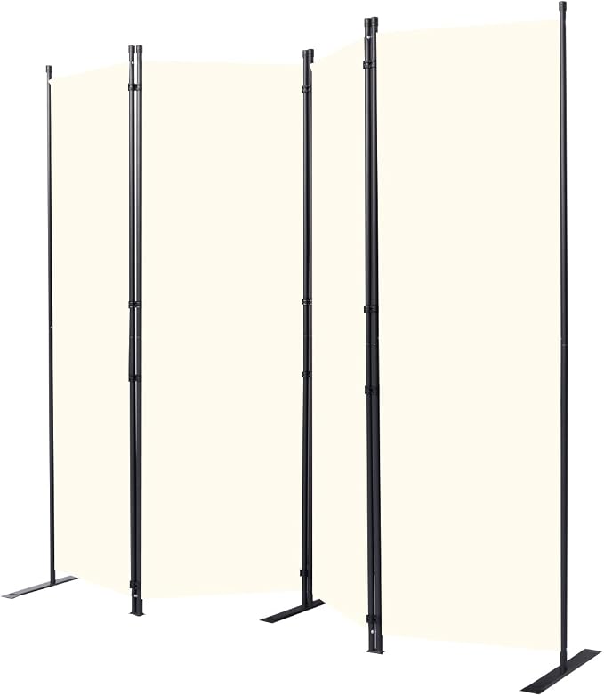 Room Divider 6FT Portable Room Dividers and Folding Privacy Screens, 4 Panel - Image 7