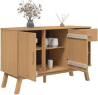 Scandinavian Solid Pine Sideboard - Image 6