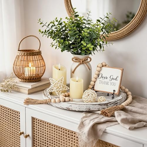 Rustic Modern Farmhouse Decor Set of 7 for Your Living Room - Image 2