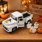 Cute Halloween Decor - White Ghost Truck Decorations - Image 2