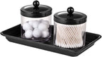 SheeChung Metal Vanity Tray, Bathroom Counter Storage Tray, Black - Image 4