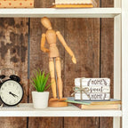 Decorative Books For House Decor, Faux Wood Book Stack Decor, Home Sweet Home Funny Stack Book Decors, Stacked Display Books For House Nightstand Decoration Housewarming Gift, Three Pieces -C(04) - Image 5