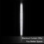 Dark Grey Blackout Curtains 66 x 63 Inch Length/Set of 2 Curtain Panels/Thermal - Image 3