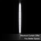 Dark Grey Blackout Curtains 52 x 63 Inch Length/Set of 2 Curtain Panels/Thermal - Image 3
