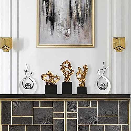 Norrclp Home Decor Modern Abstract Art Ceramic Statue Table Decorations - Image 5