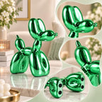 Balloon Dog Sculpture Modern Home Decor Collectible Figurines Funky Statues for Bedroom Trendy Animal Decor for Coffee Table Living Room Decor Art Resin Decor Office Standing Desk Decor - Image 4