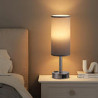 Fenmzee Grey Bedside Table Lamp - Image 6